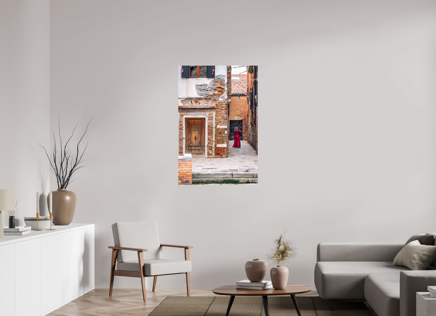 30 x 45″, Photo Print On Fuji Crystal DP II Lady In Red