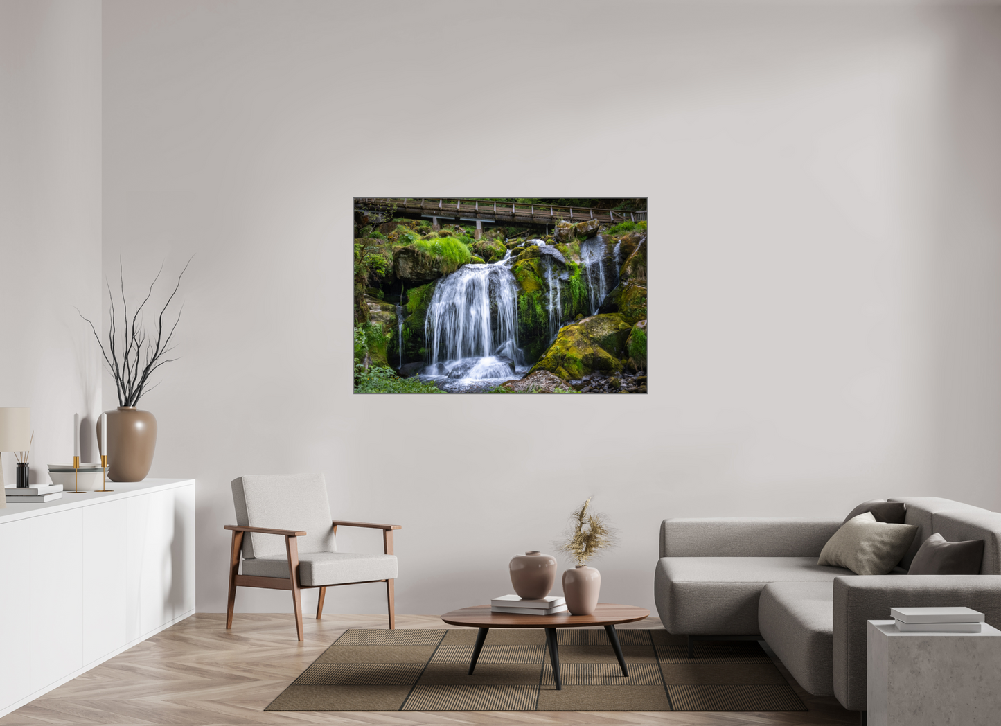60 x 40″, Metal Print Acrylic Triberg Falls