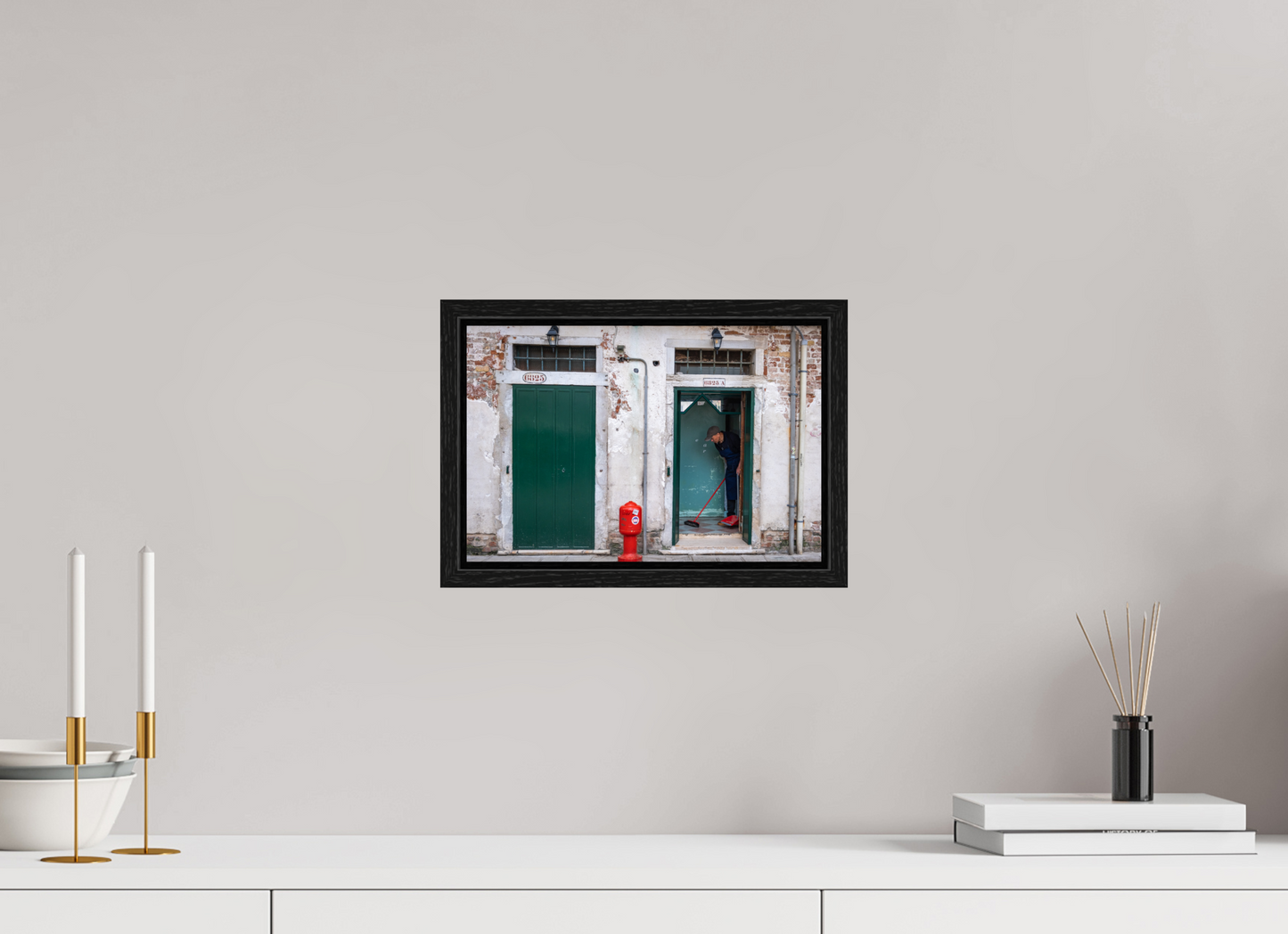 12 x 8″, Floater Frame Sweeping Moment