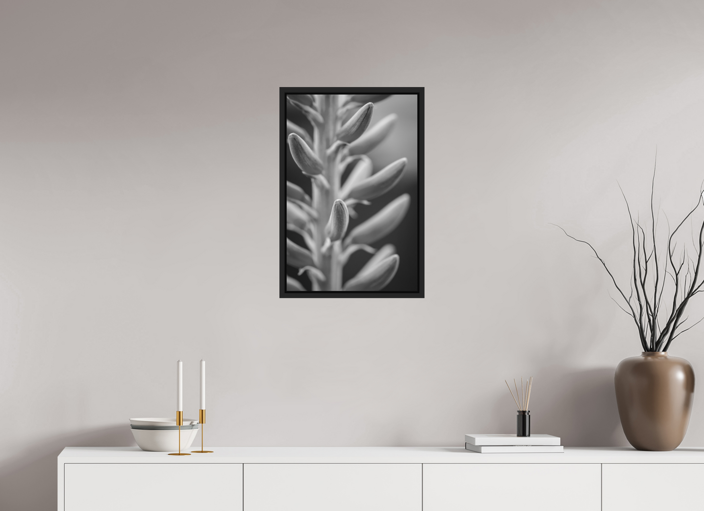 16 x 24″, B&W Paper Red Buds