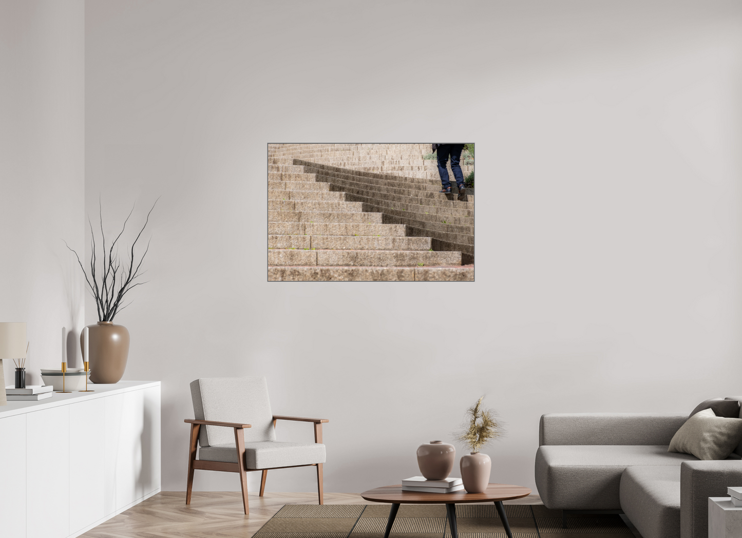 45 x 30″, Metal Print Acrylic Steps