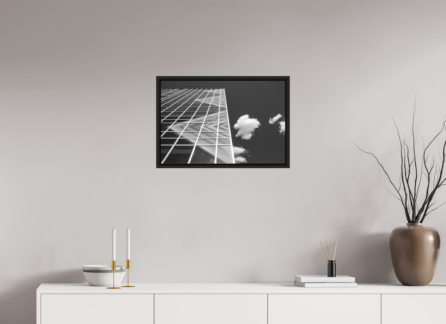 24 x 16″, B&W Paper RO RO Architecture