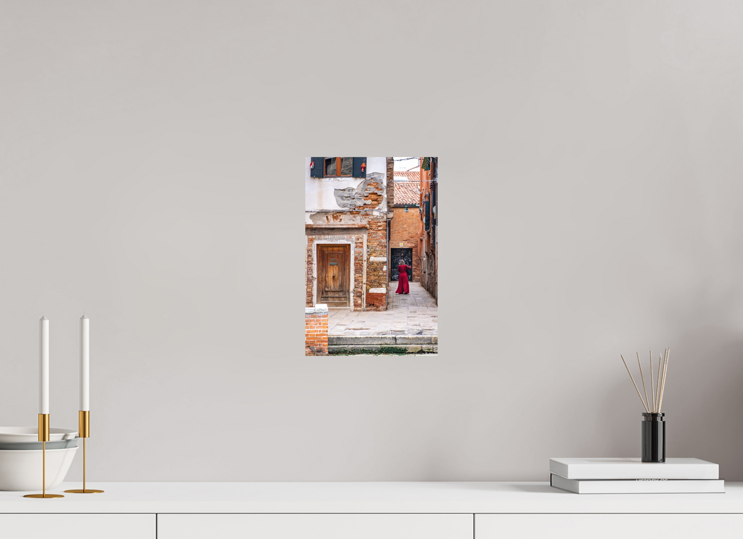 8 x 12″, Photo Print On Fuji Crystal DP II Lady In Red