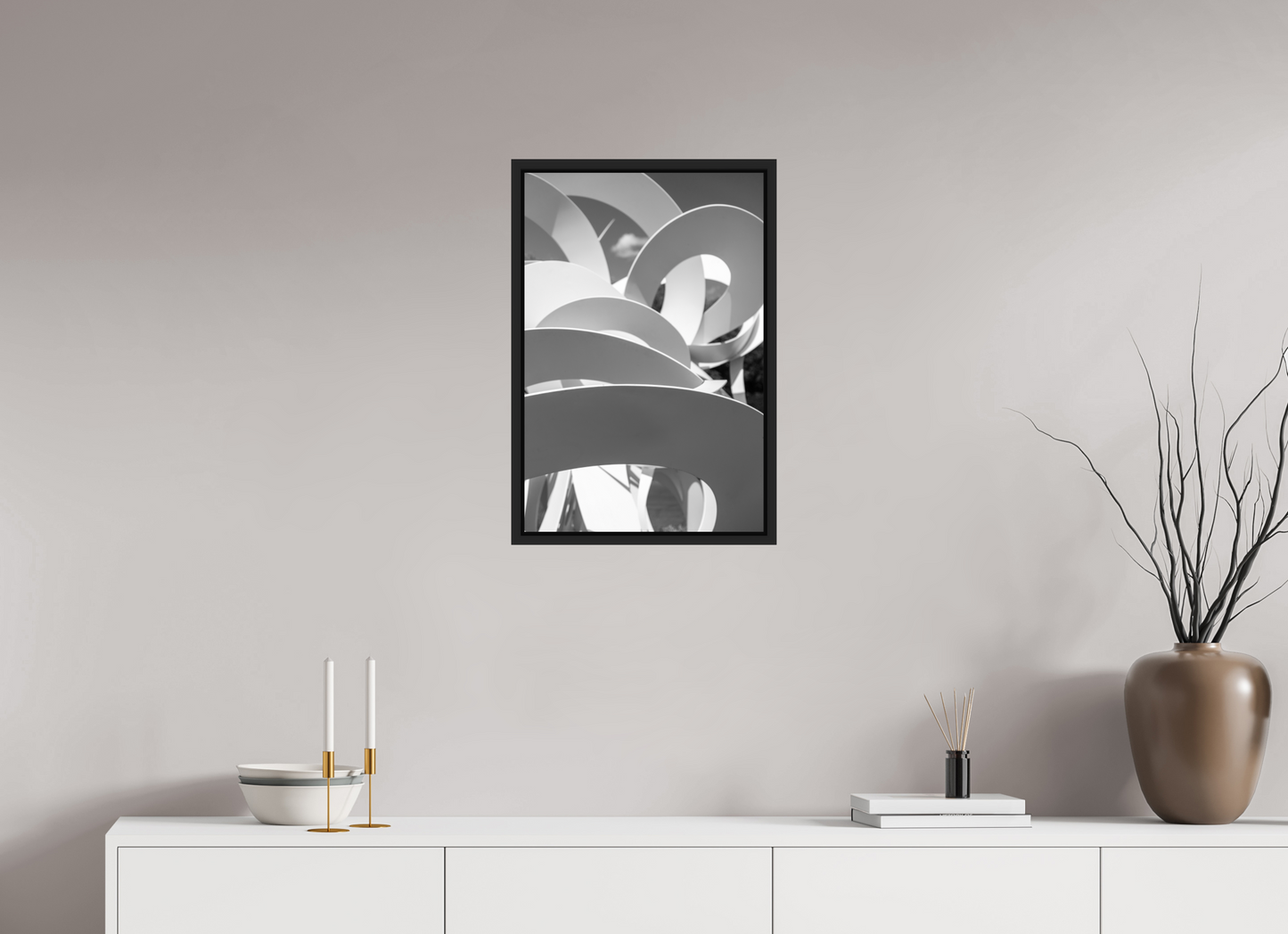 16 x 24″, B&W Paper Phoenix Street Art