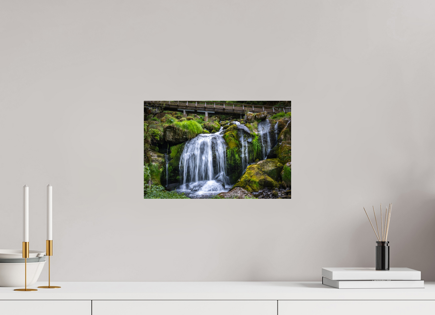 15 x 10″, Photo Print Under Acrylic Glass Triberg Falls