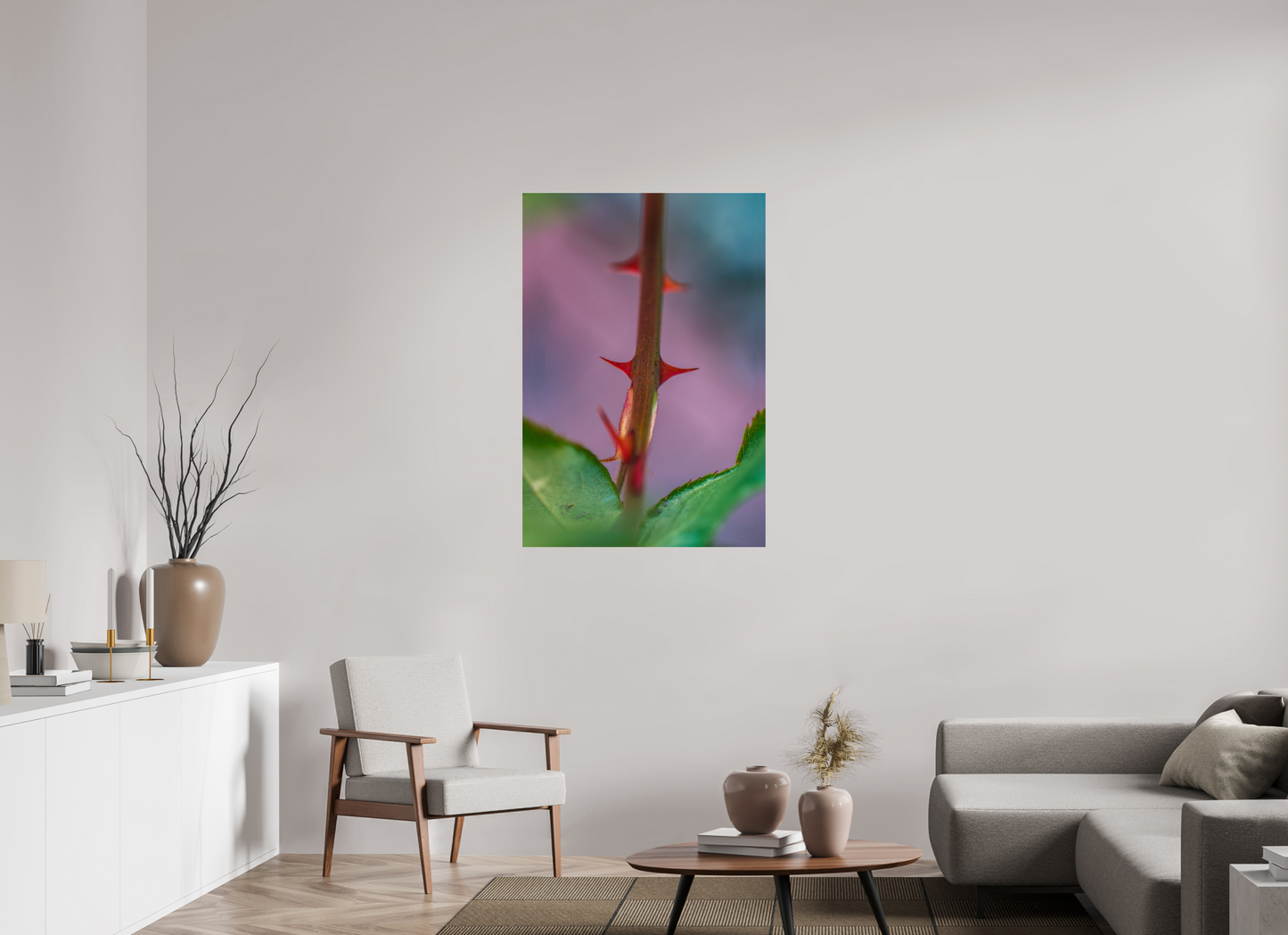 31 x 45.1″, Photo Print Under Acrylic Glass Thorny One
