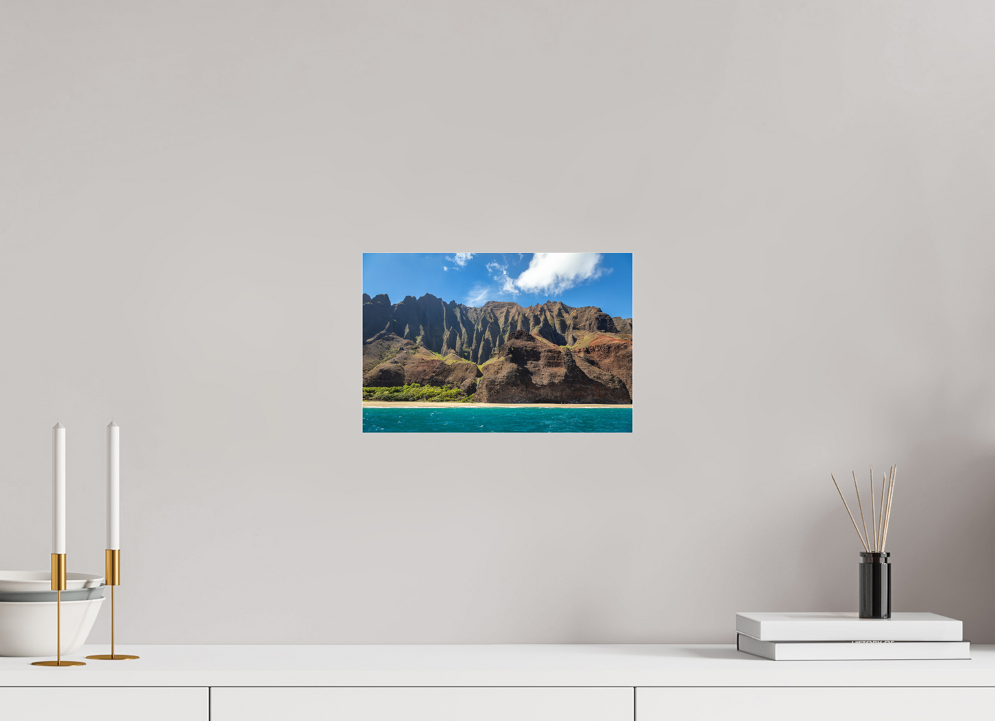 12 x 8″, Photo Print Under Acrylic Glass Napali Coast