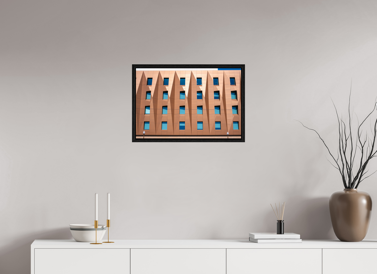 24 x 16″, Floater Frame Windows & Color