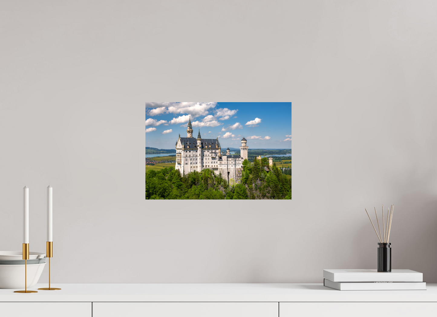 15 x 10″, Photo Print On Fuji Crystal DP II Neuschwanstein Castle