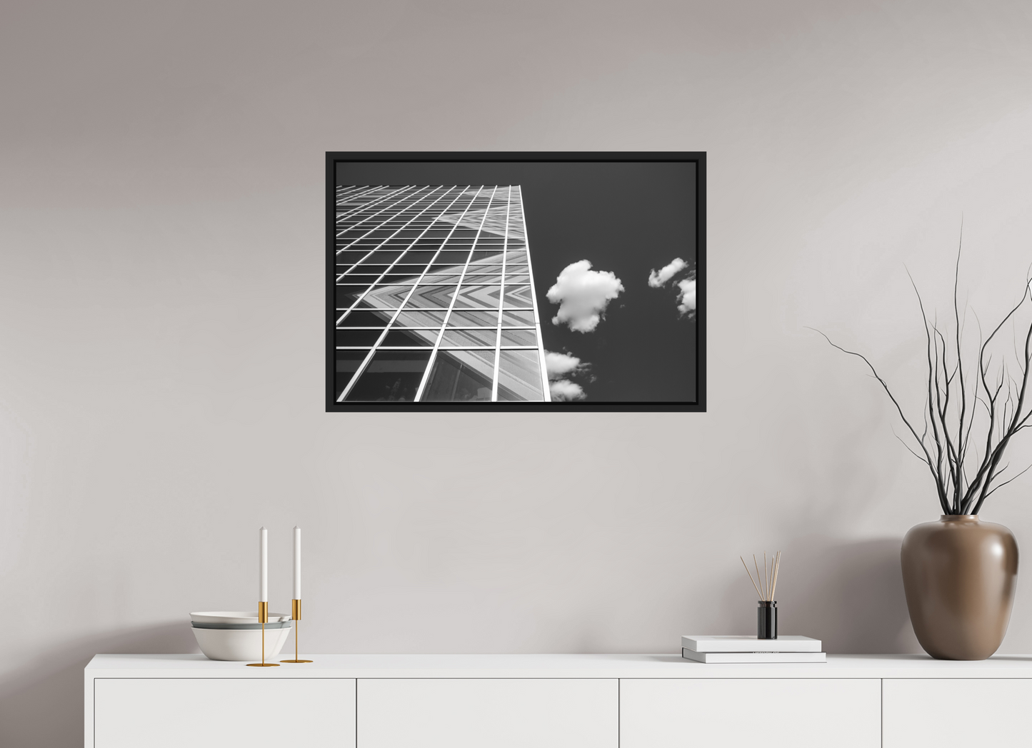 30 x 20″, B&W Paper RO RO Architecture