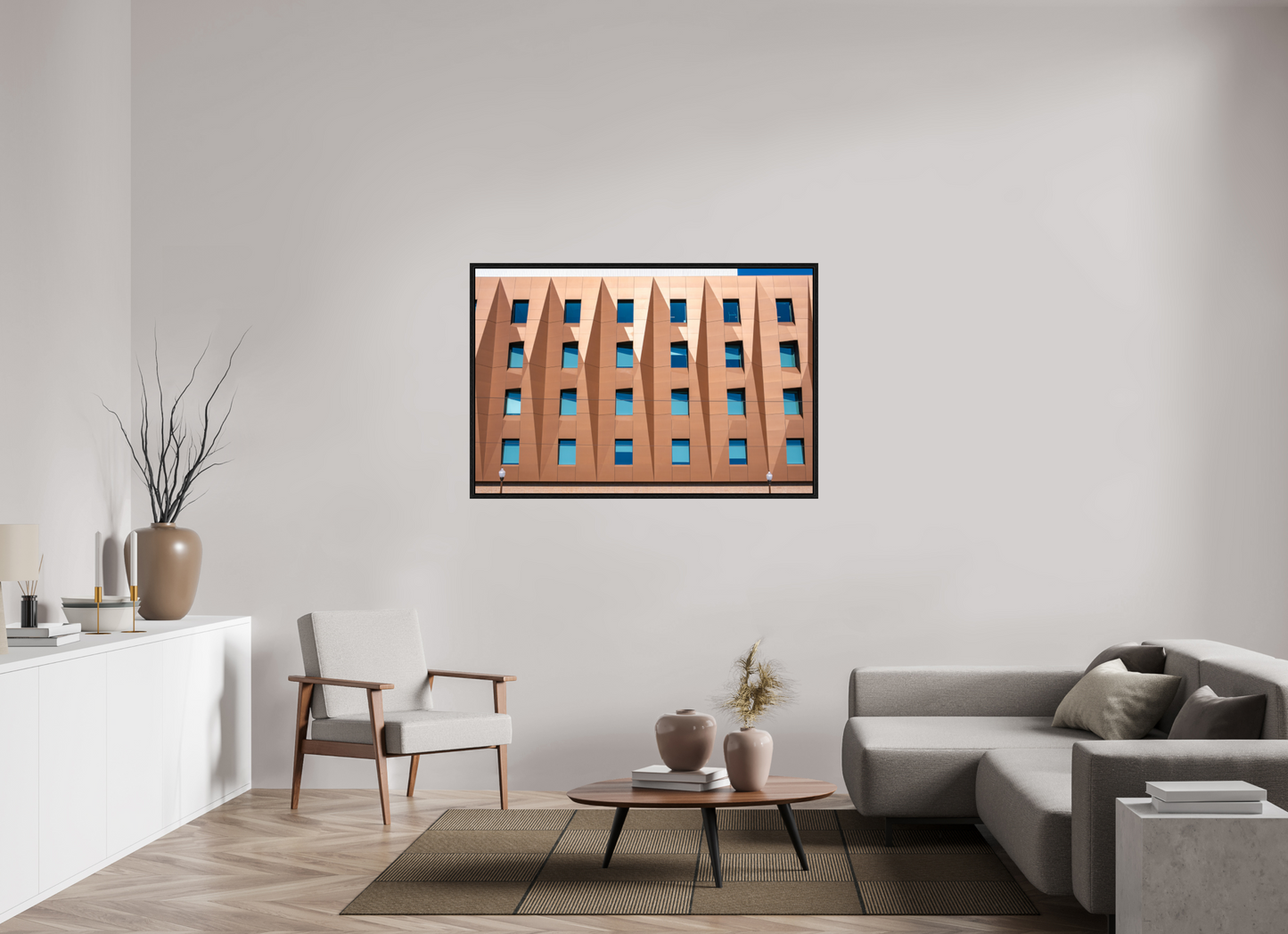 54 x 36″, Floater Frame Windows & Color