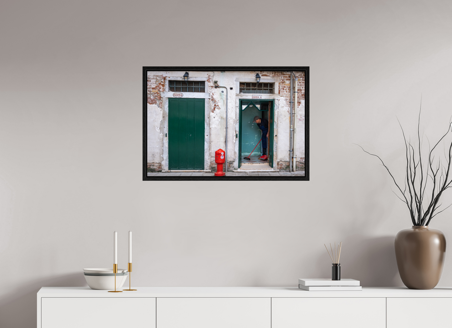 30 x 20″, Floater Frame Sweeping Moment