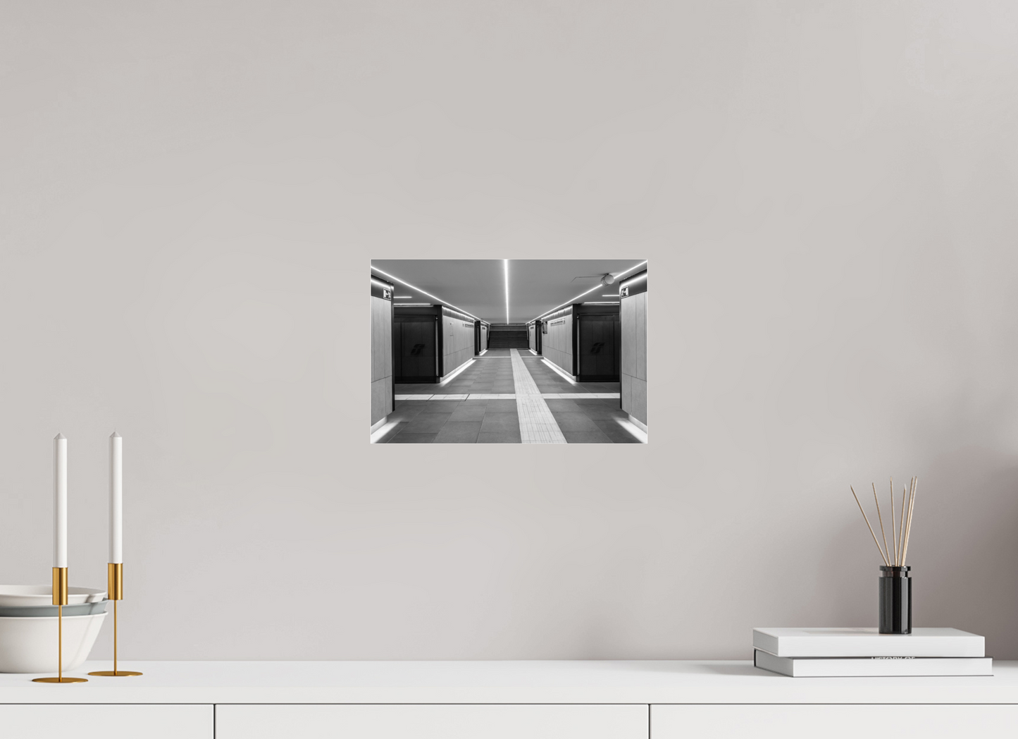 12 x 8″, Photo Print Under Acrylic Glass Linear Station