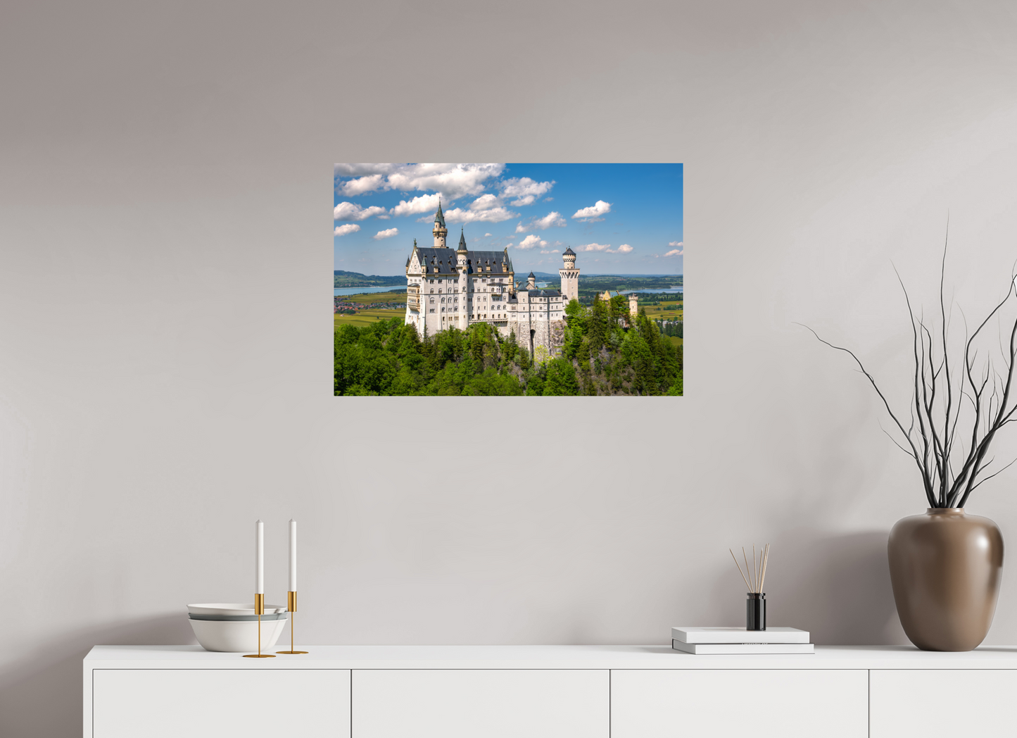 30 x 20″, Photo Print On Fuji Crystal DP II Neuschwanstein Castle