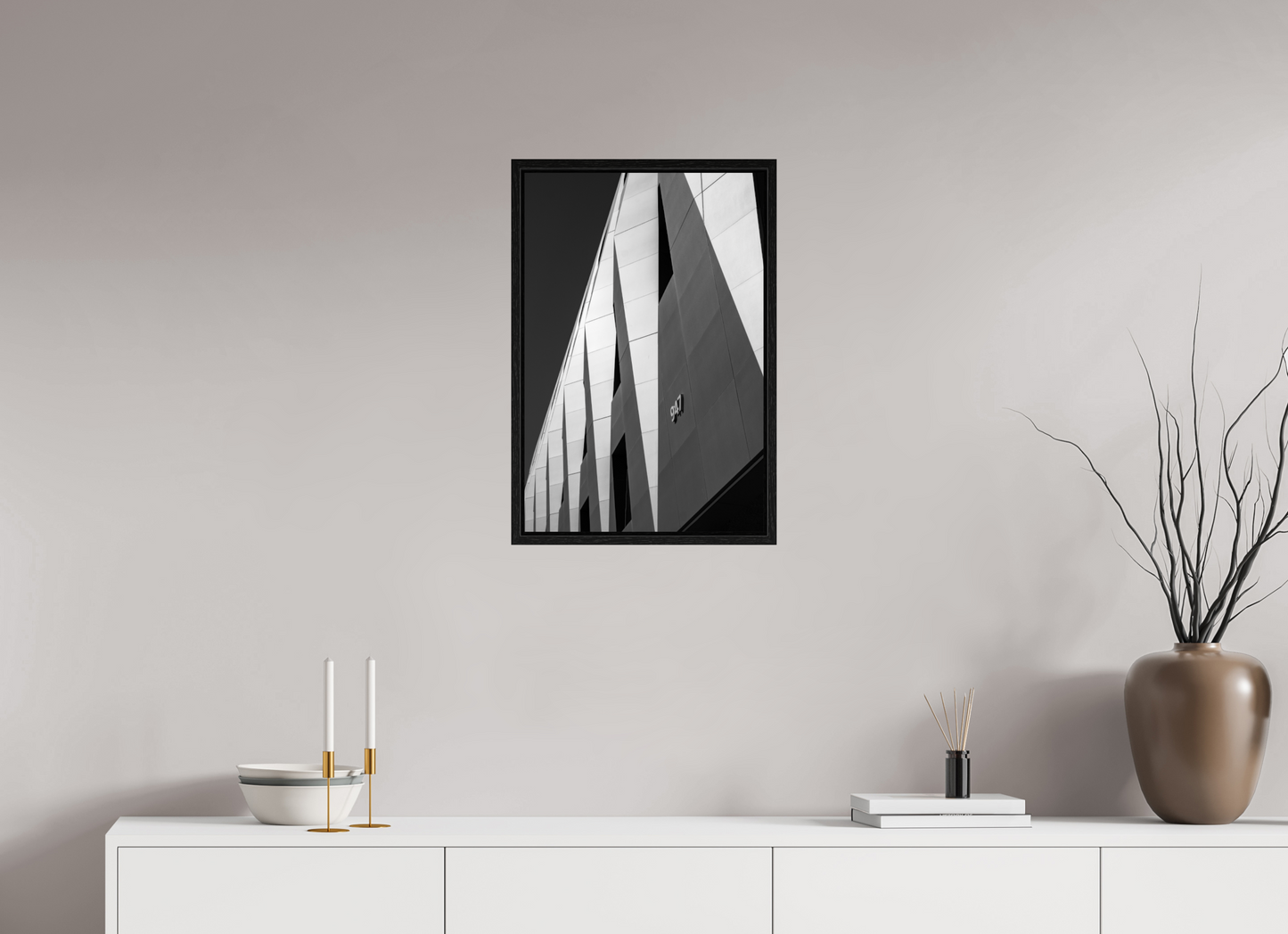 16 x 24″, Floater Frame Triangles