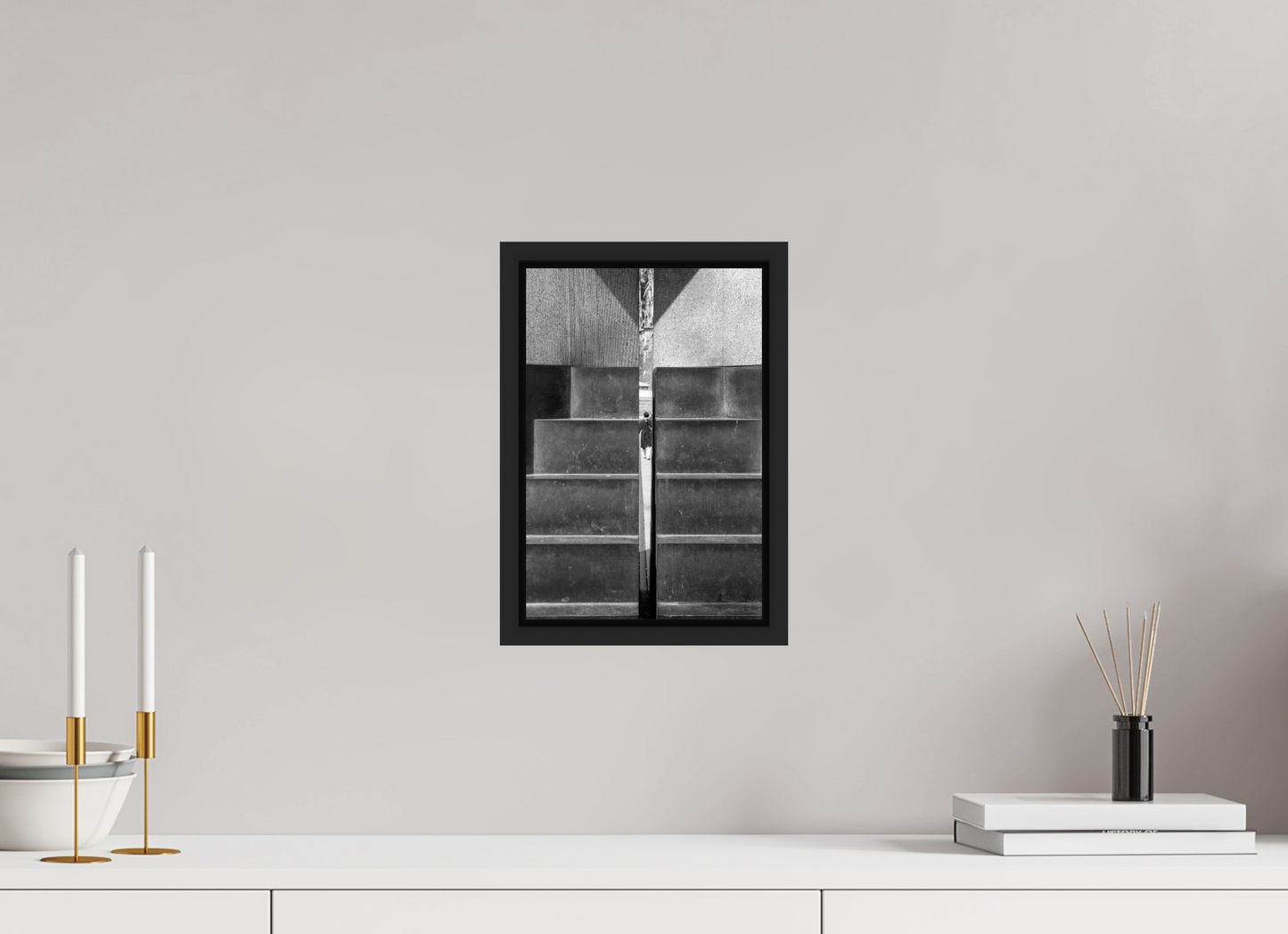 8 x 11.9″, B&W Paper In Between