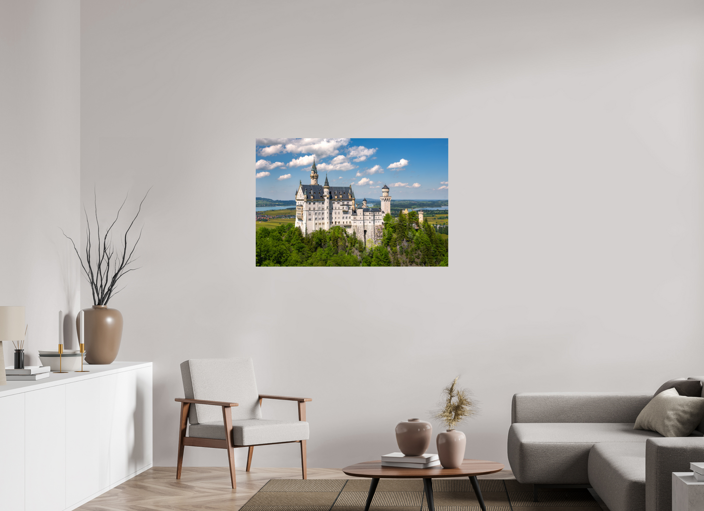 45 x 30″, Photo Print On Fuji Crystal DP II Neuschwanstein Castle