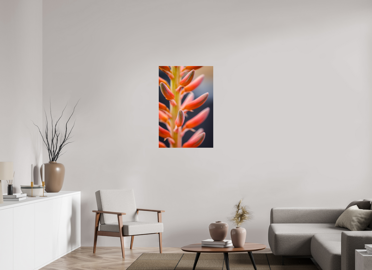 24 x 36″, Photo Print Under Acrylic Glass Red Buds