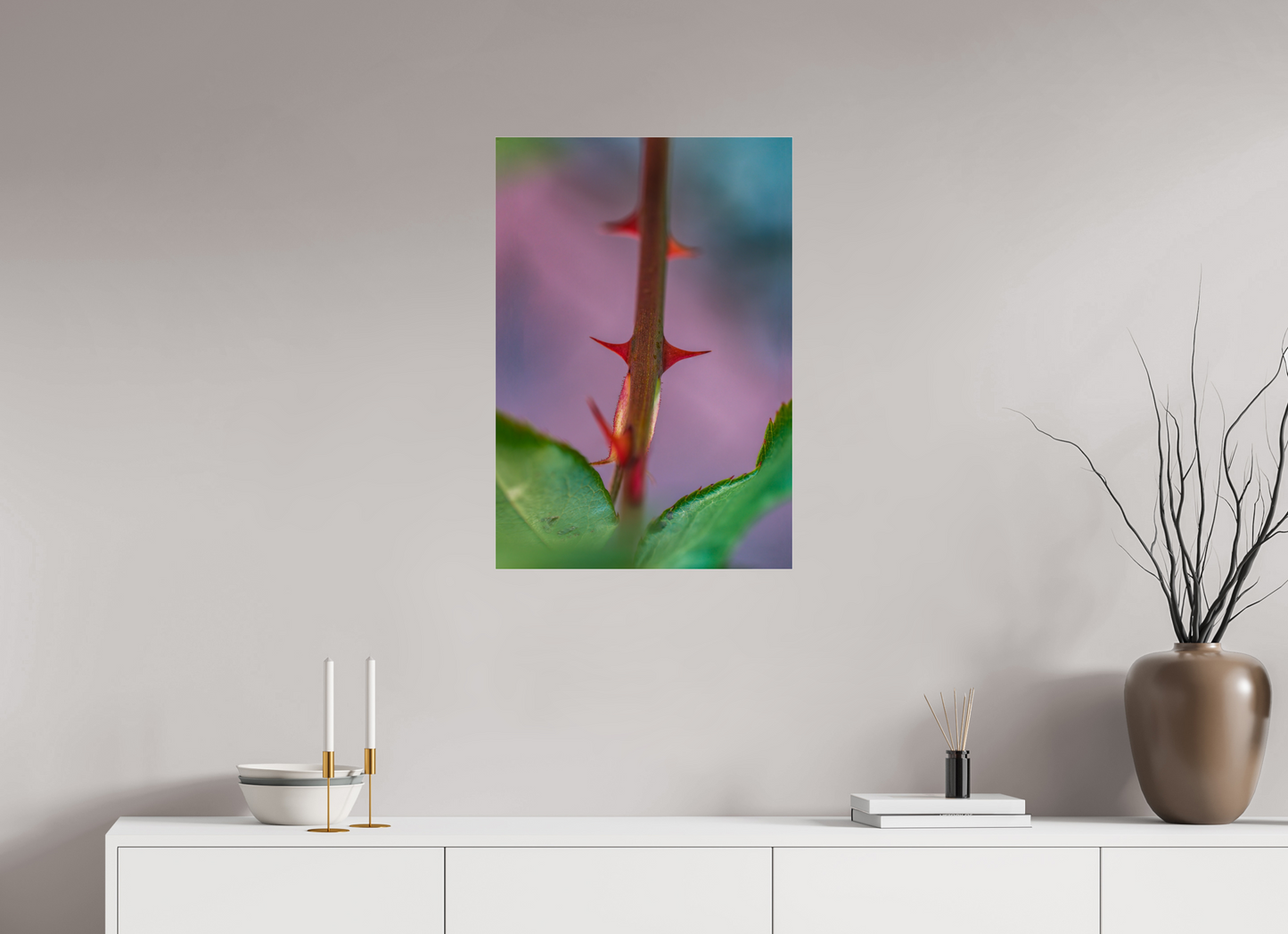 20 x 29.1″, Photo Print Under Acrylic Glass Thorny One