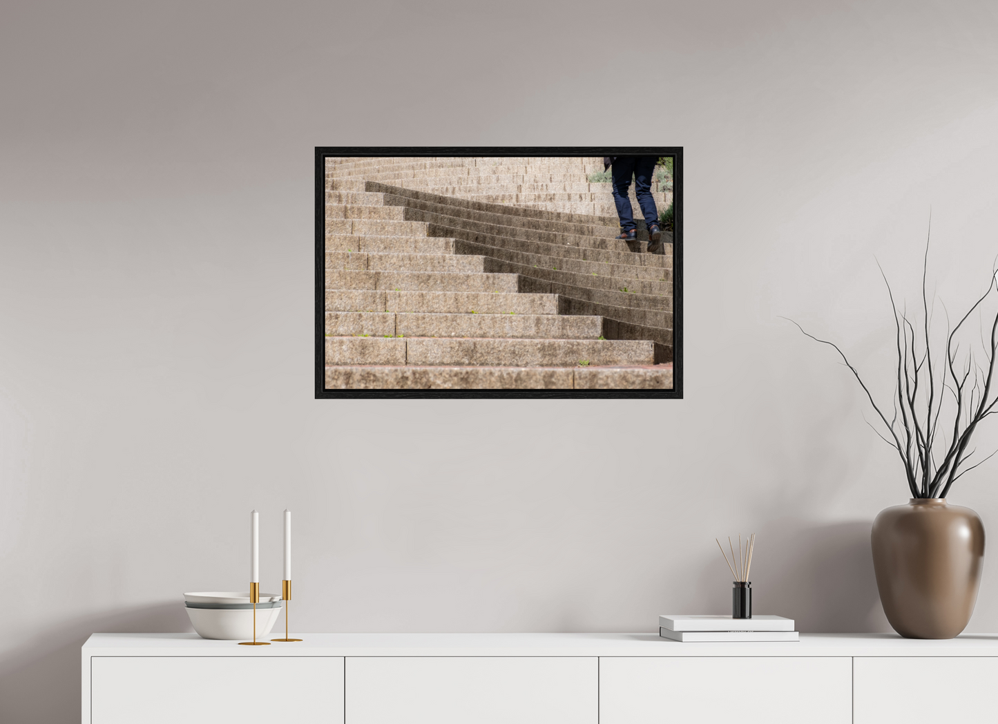 30 x 20″, Floater Frame Steps