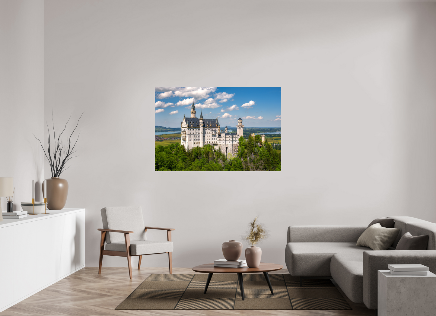 60 x 40″, Photo Print On Fuji Crystal DP II Neuschwanstein Castle