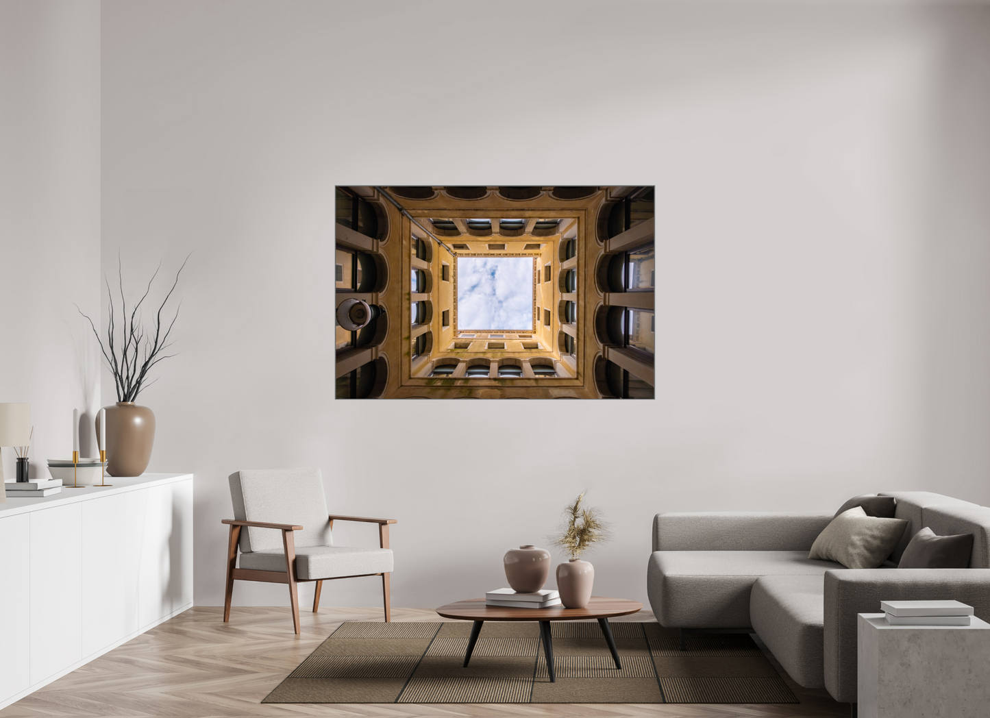 66 x 44″, Metal Print Acrylic Sky Light