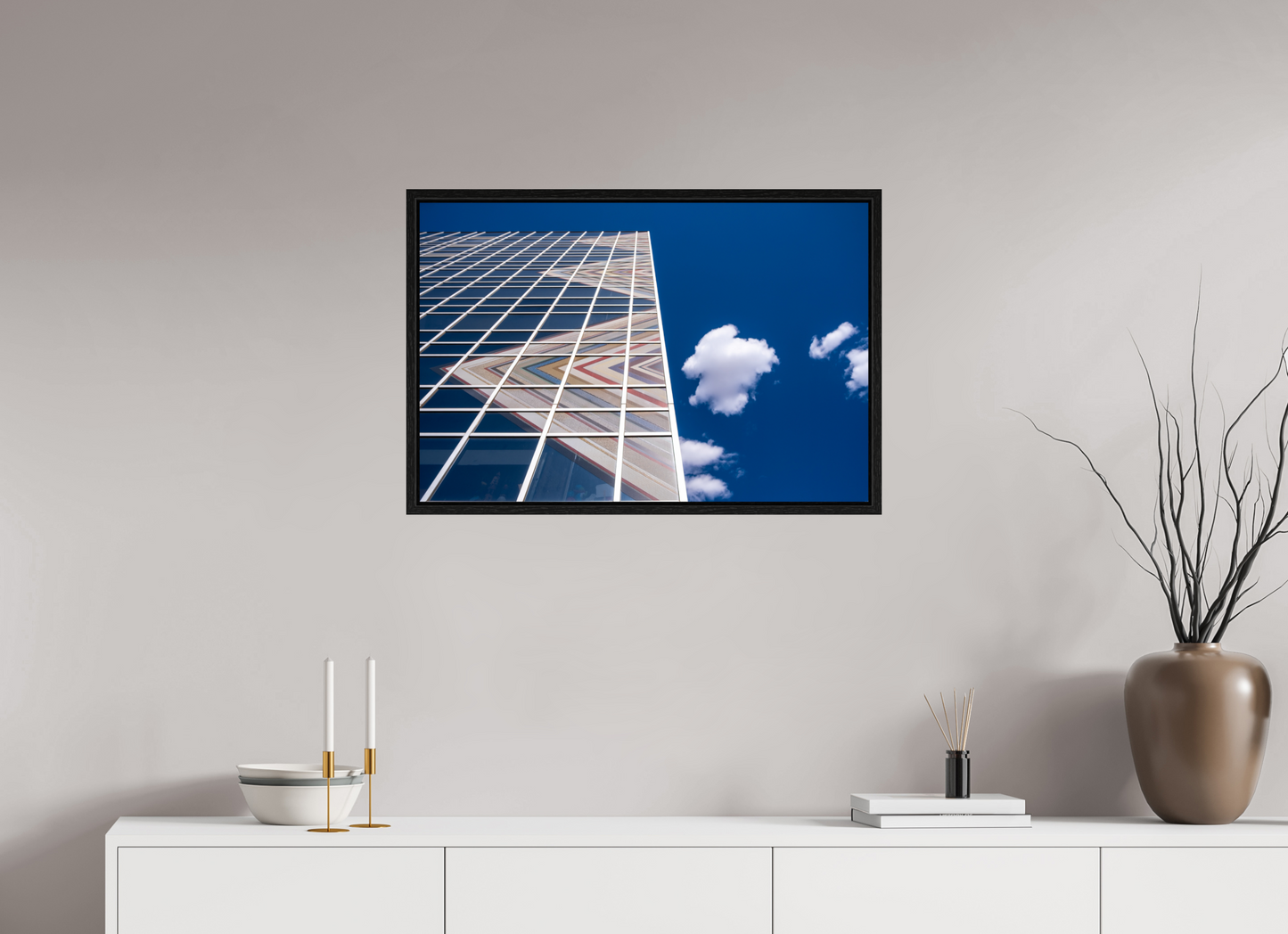 30 x 20″, Floater Frame RO RO Architecture