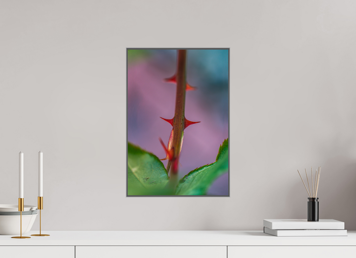 12 x 17.4″, Metal Print Acrylic Thorny One