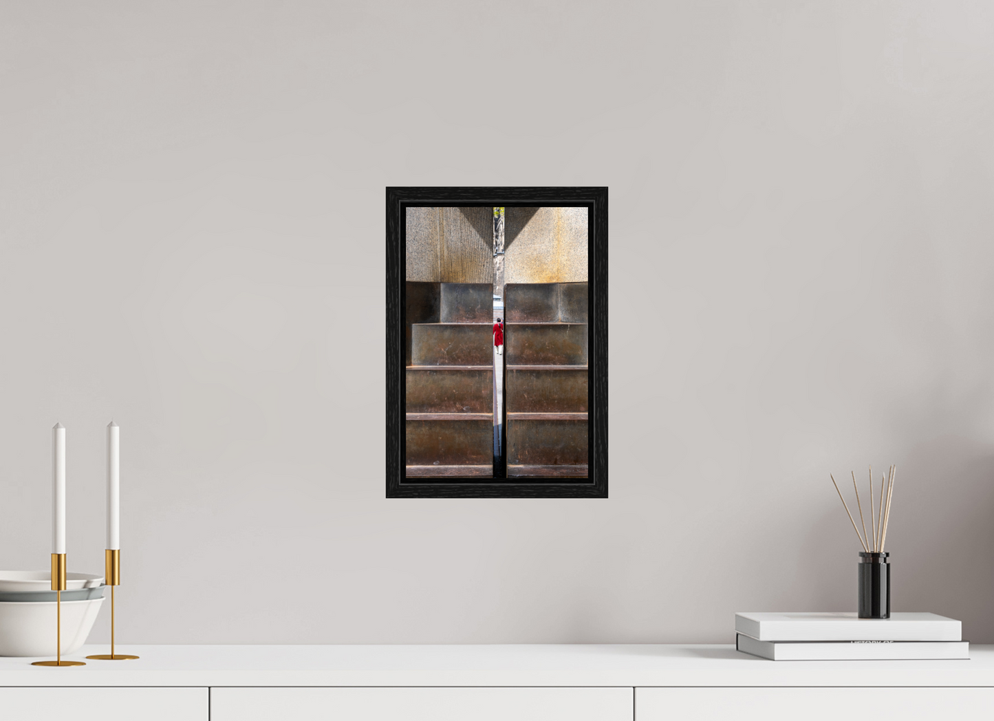 8 x 11.9″, Floater Frame In Between