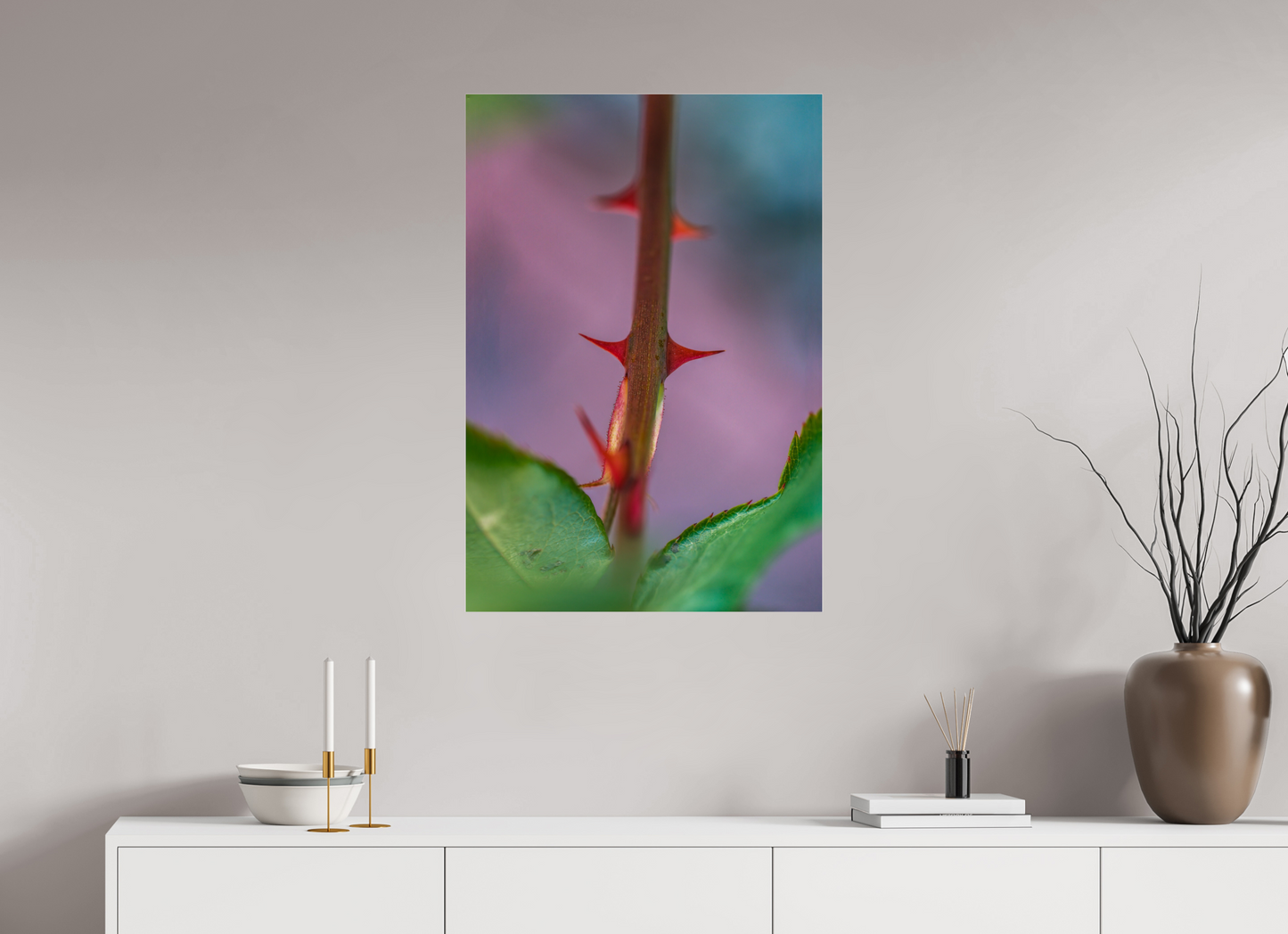 24 x 34.9″, Photo Print Under Acrylic Glass Thorny One