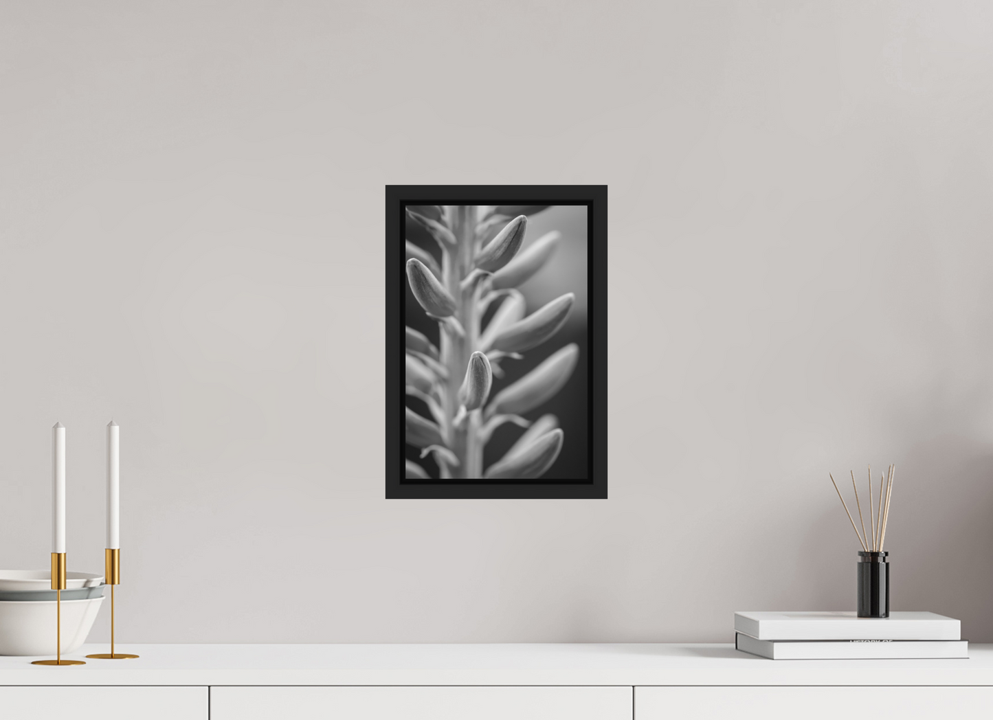8 x 12″, B&W Paper Red Buds