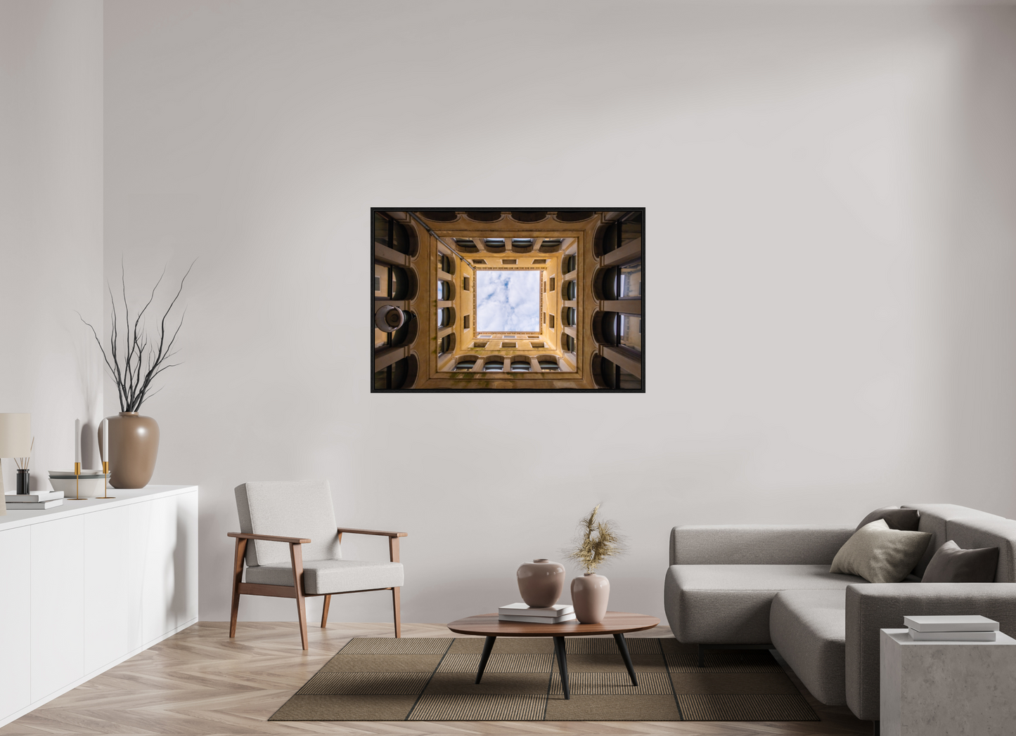 54 x 36″, Floater Frame Sky Light