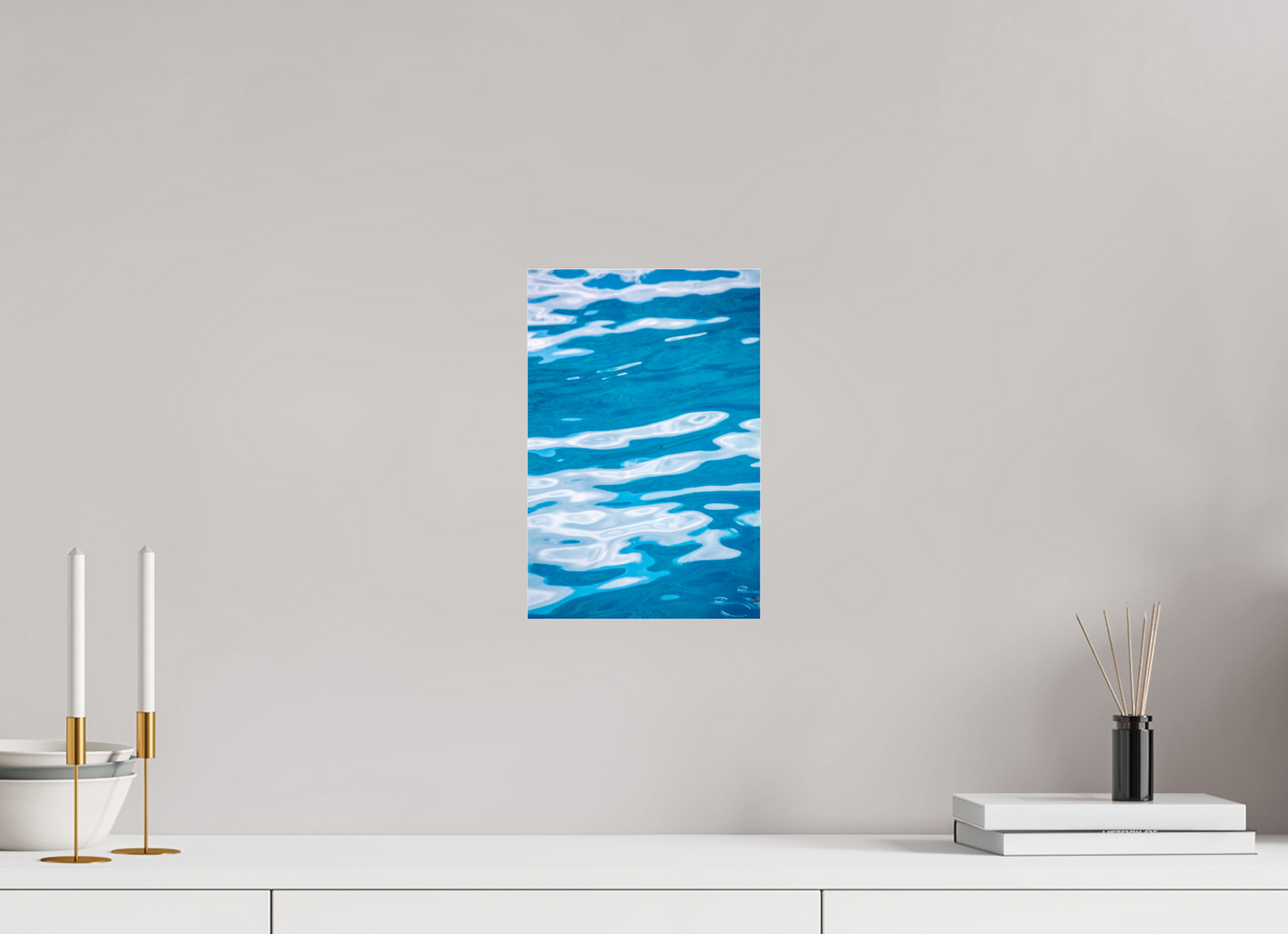 8 x 12″, Photo Print Under Acrylic Glass Wavy Water